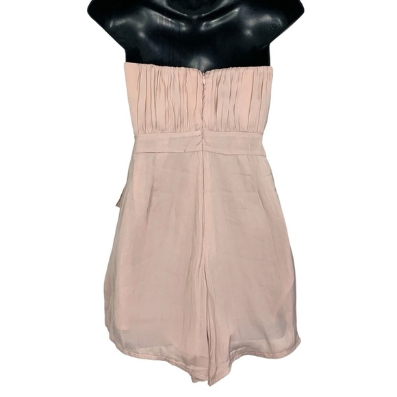 One and Only Collective Strapless Satin Corset Romper - Picture 6 of 8